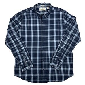 Hawker Rye Mens Relaxed Fit‎ Long Sleeve Button Down Plaid Shirt